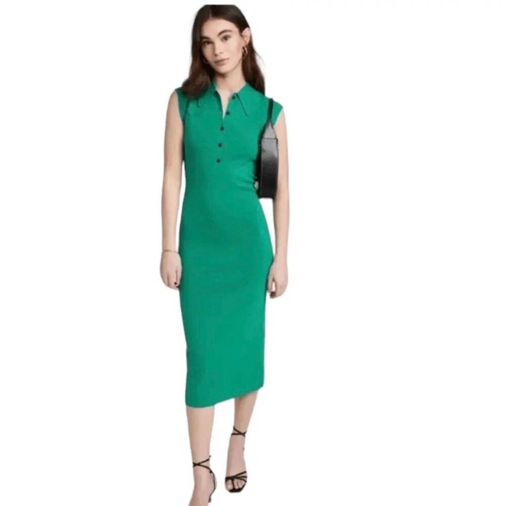 ALC Taylor Dress XL Green Polo Sleeveless